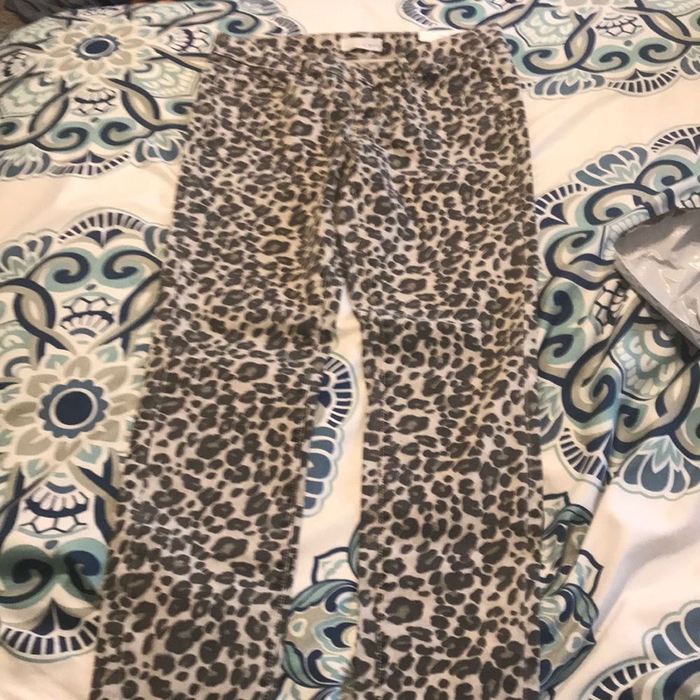 Leopard jeans